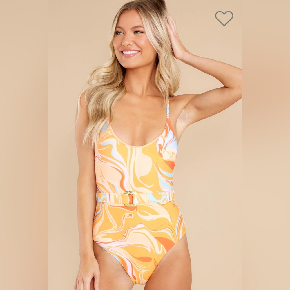 Crowning Glory Sherbet One Piece Swimsuit